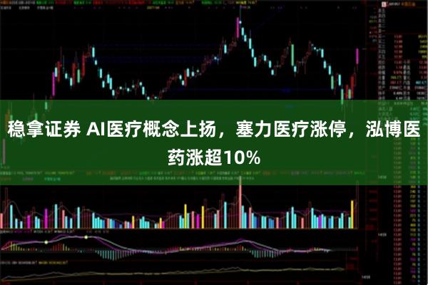 稳拿证券 AI医疗概念上扬，塞力医疗涨停，泓博医药涨超10%