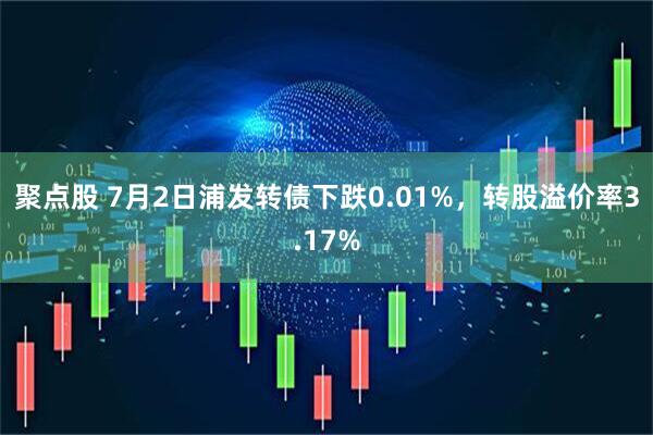 聚点股 7月2日浦发转债下跌0.01%，转股溢价率3.17%