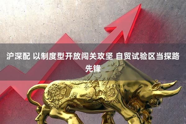 沪深配 以制度型开放闯关攻坚 自贸试验区当探路先锋
